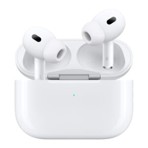 Apple AirPods Pro (2nd Generation Wireless Earbuds, Active Noise Cancellation, Hearing Aid, Transparency, Spatial Audio, Hi-Fi, USB-C Charging)