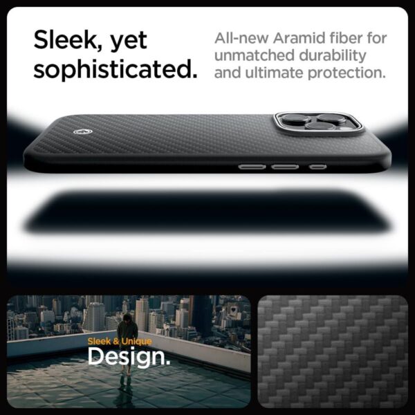 Spigen Enzo Aramid Magfit | Apple iPhone 16 Pro Case - Image 6