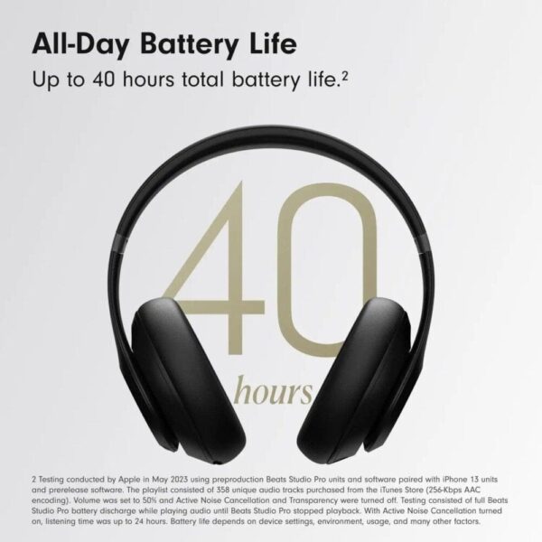 Beats Studio Pro (Wireless Bluetooth Noise Cancelling Headphones, Personalized Spatial Audio, Android and iOS Compatible) - Image 4