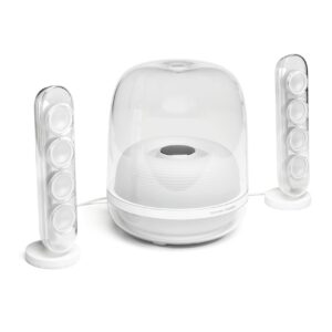 Harman Kardon Soundsticks 4 (2.1 Bluetooth Speaker System with Deep Bass and Inspiring Industrial Design)