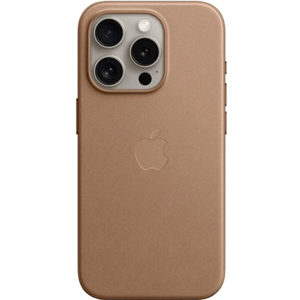 Apple - iPhone 15 Pro FineWoven Case with MagSafe - Taupe