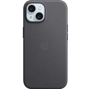 Apple - iPhone 15 FineWoven Case with MagSafe - Black