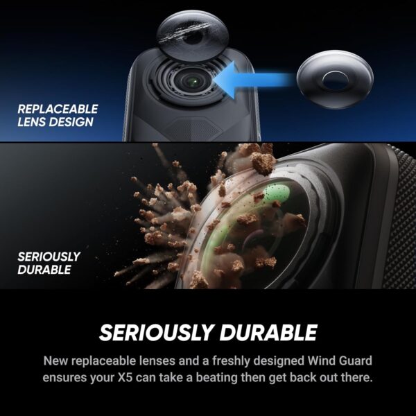 Insta360 X5 (Flagship 8K Action Camera, Triple AI Chip, Waterproof) - Image 4