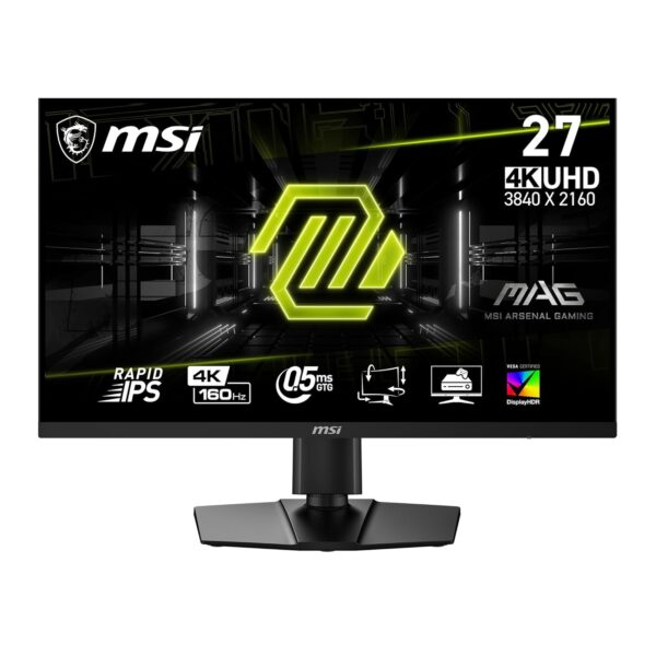 MSI MAG 274UPF E2 (27-inch 4K UHD Gaming Monitor, 0.5ms, 160Hz, VESA DisplayHDR 400, AI Vision)