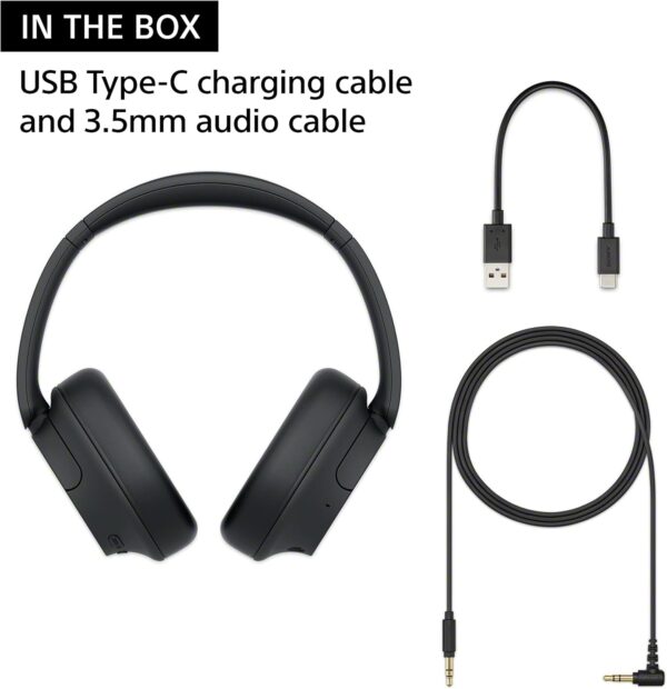 Sony WH-CH720N (Noise Cancelling Wireless Headphones, Built-in Mic, Quick Charging) - Image 6