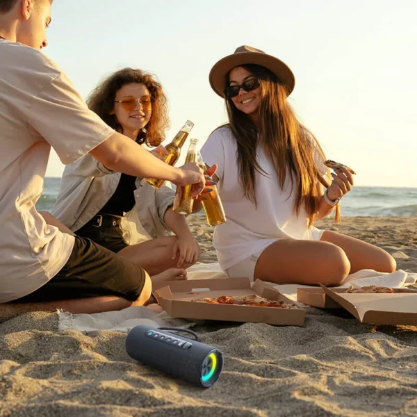 Baseus AeQur 30 Air (Portable Wireless Bluetooth Speaker, IPX5 Waterproof and 15 Hours of Audio Playback) - Image 4