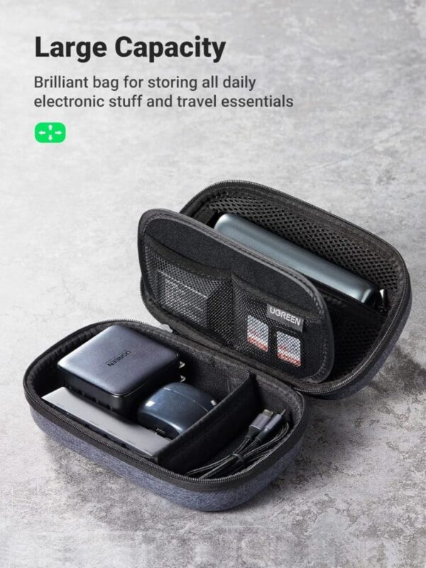 UGREEN Organizer Bag (50903) | Hard Shell Pouch - Image 4