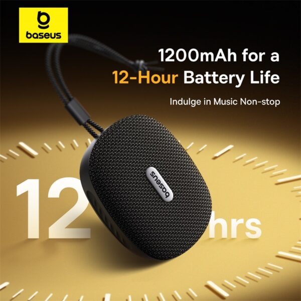 Baseus AeQur 35 Pro Air (Portable Wireless Bluetooth Speaker with 40mm Large Driver) - Image 6