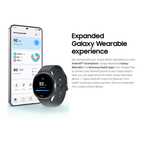 Samsung Galaxy Watch 8 / Watch 8 Classic (40/44/46mm AI Smartwatch, Wellness Tips, Heart Rate Tracking, Sleep Monitor) - Image 3