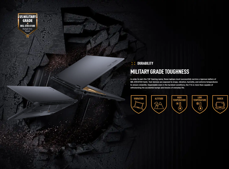 Asus TUF F16 (2025) FX608JMR - (Intel Core I7-14650HX, 16GB/512GB, 16.0 Inch, Nvidia GeForce RTX 5060 8GB, W11H) - Image 5