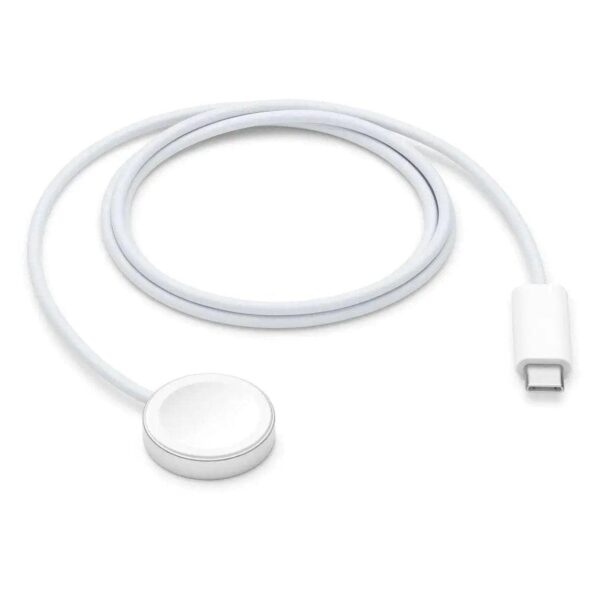 Apple Watch Magnetic Fast Charger To USB-C Cable (1M)  - White (MLWJ3)