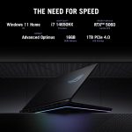 ROG Strix G16 (2025) G615JMR-AS74 - (Intel Core i7-14650HX, 16GB/1TB, 16-inch WQHD, Nvidia GeForce RTX 5060 8GB) - Image 9