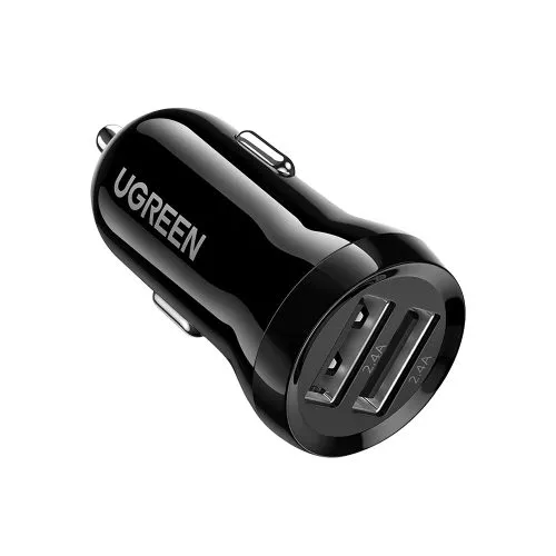 UGREEN Dual USB (24W 5V/2.4A) | Fast Car Charger