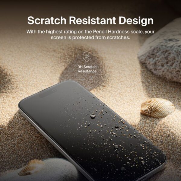 Belkin TemperedGlass Screen Protector for iPhone 17 (With Easy Align Tray) - Image 7