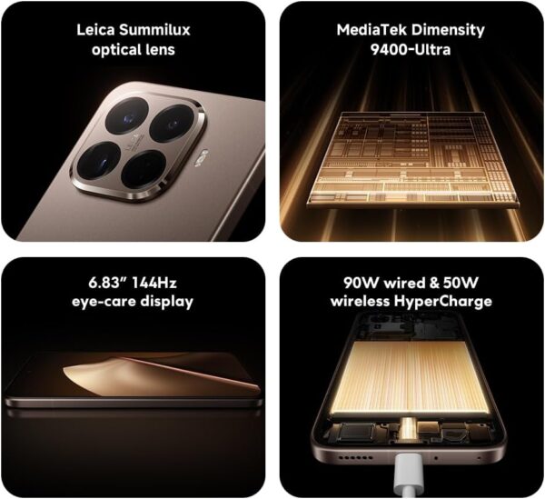 Xiaomi 15T Pro 12GB/512GB (144Hz Eye-care Display, MediaTek Dimensity 9400 Plus, 50MP Leica 5x Pro Telephoto) - Image 8
