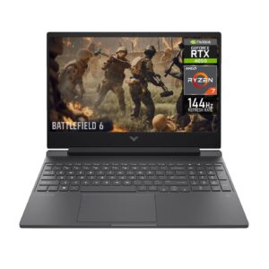 HP VICTUS 15-FB3093DX (AMD RYZEN 7-7445HS, 512GB NVME/16GB DDR5, 15.6" FHD 144HZ, RTX4050 6GB, WIN 11/ MICA SILVER)