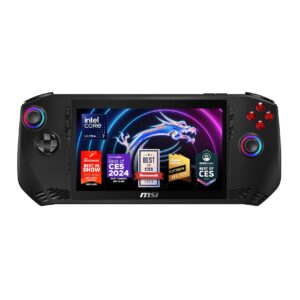 MSI CLAW AIM-229US (Core ULTRA 7 155U, 1TB SSD/16GB, 7" FHD 120HZ TOUCHSCREEN, INTEL ARC, WIN 11/BLACK/FREE MSI CLAW TRAVEL CASE)