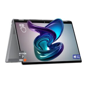 HP OMNIBOOK X FLIP 14-FK0013DX (AMD Ryzen AI 5 340, 512GB NVME/16GB DDR5 ON BOARD, 14"2K X360 TOUCHSCREEN, AMD RADEON 840M, WIN 11 / METEOR SILVER)