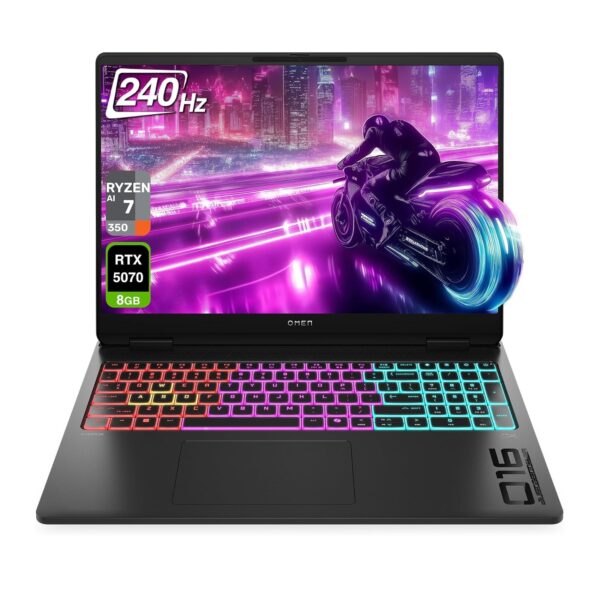 HP OMEN MAX 16-AK0006NB (AMD RYZEN AI 7 HX 350, 1TB NVME/32GB DDR5, 16" WQXGA (2560x1600) 240HZ, RTX 5070 8GB, WIN 11)