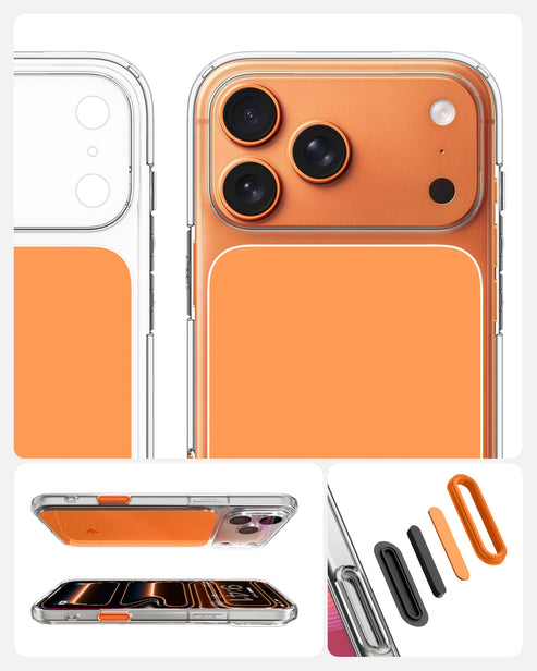 Spigen Ultra Hybrid T for Apple iPhone 17 Pro Max (Orange) - Image 10
