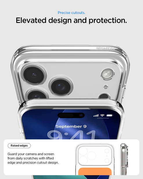 Spigen Ultra Hybrid T for Apple iPhone 17 Pro (Orange) - Image 8