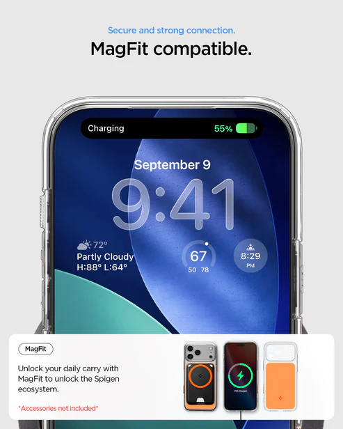 Spigen Ultra Hybrid T for Apple iPhone 17 Pro (Orange) - Image 10